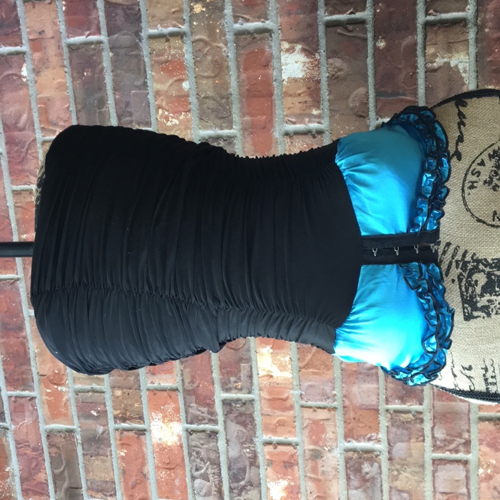 Strapless dress shirt